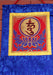 Tibetan HUM mantra Brocade Wall Hanging Banner with Colorful Tassel - nepacrafts