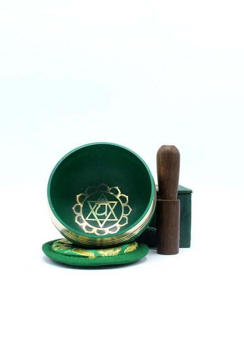 Anahata Singing Bowl Gift Set 3 Inch - Heart Chakra