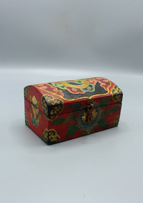 Hand painted Tibetan Wooden Gift Box