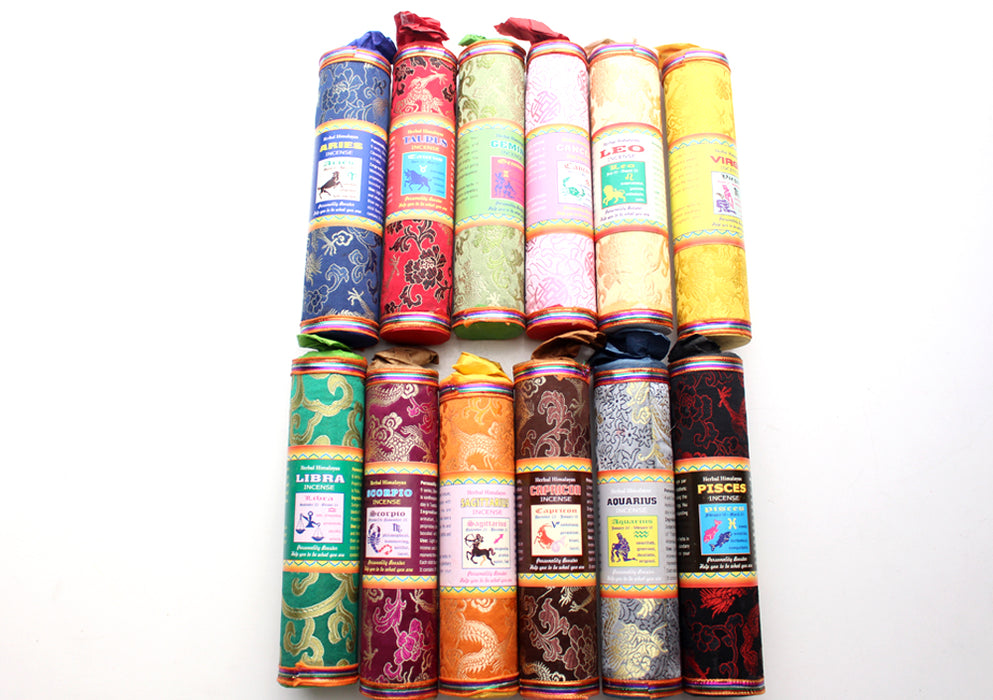 Herbal Himalayas Tibetan Horoscope Incense: For All 12 Zodiac Signs