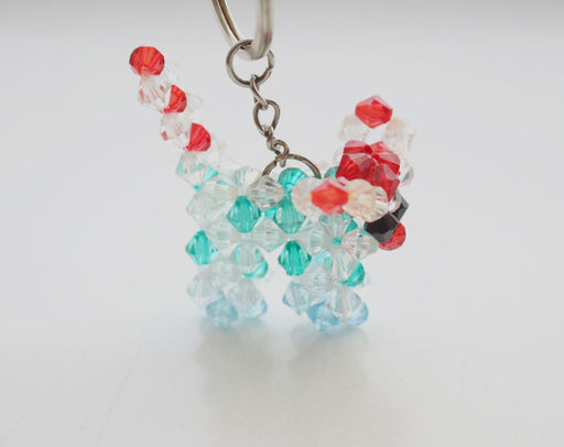 Small Puppy Clear Resin Crystal Key Chain - nepacrafts