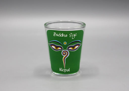 Buddha Eye Printed Shot Glass - nepacrafts