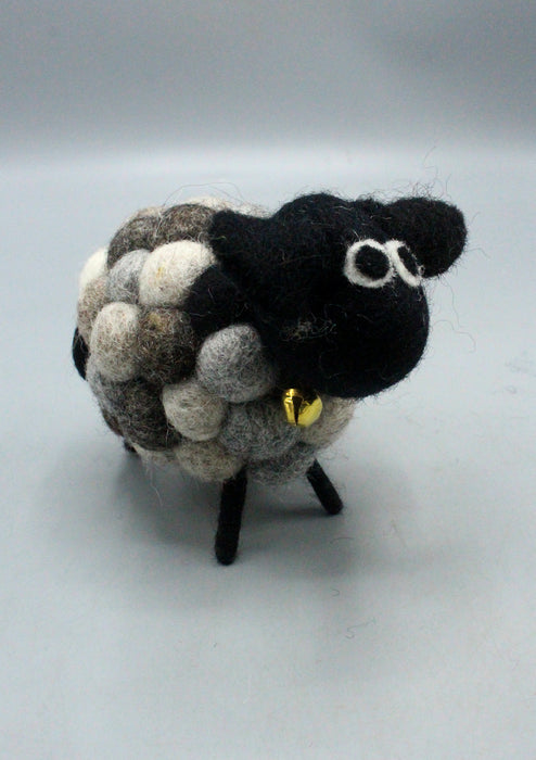 Felted Wool Miniature Sheep Home Decor