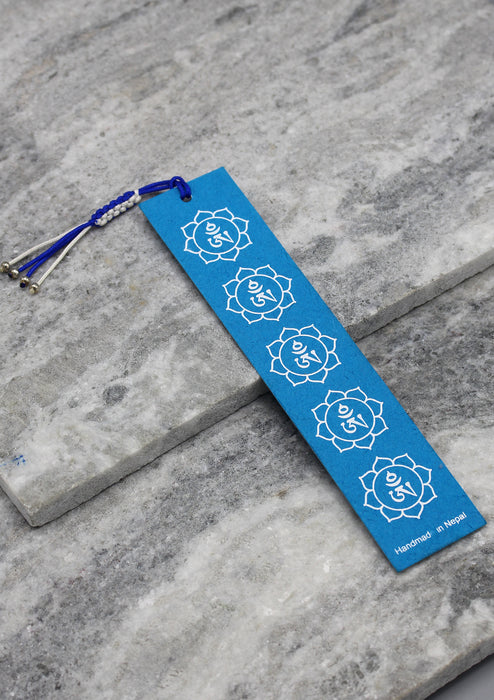 Tibetan Om Lokta Paper Book Mark - nepacrafts