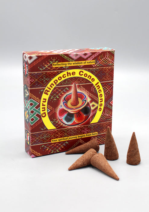 Hand Rolled Bhutanese Guru Rinpoche Cone Incense