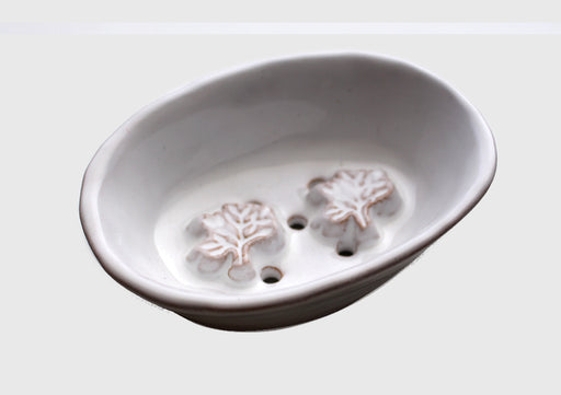 Ceramic Soap Dish, Bathroom Shower Soap Holder - nepacrafts