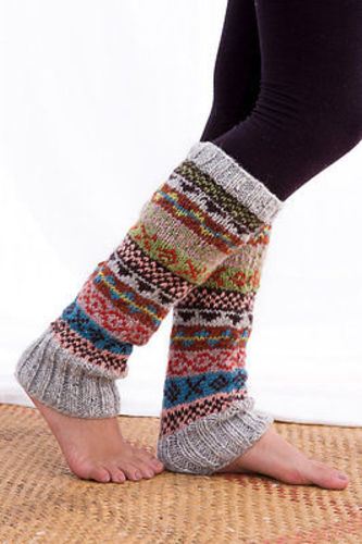 Grey Maroon and mixed colors woolen leg warmers