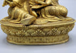 Majestic Guru Padmasambhava Fully Gold Plated Statue - nepacrafts