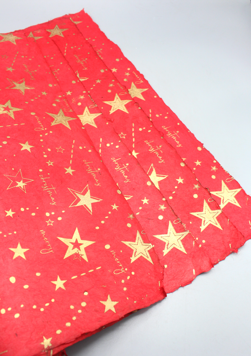 Lokta Paper Christmas Gift Wrapping Sheets