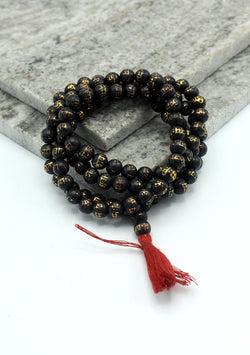 Inlaid Bodhi Seed Prayer Beads Mala – Potala Tibetan Store