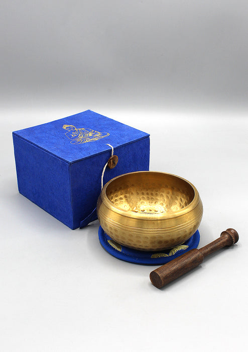 Shakyamuni Buddha Tibetan Singing Bowl Gift Set