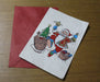 Santa Claus in Nepalese Attire Christmas Greeting Cards - nepacrafts