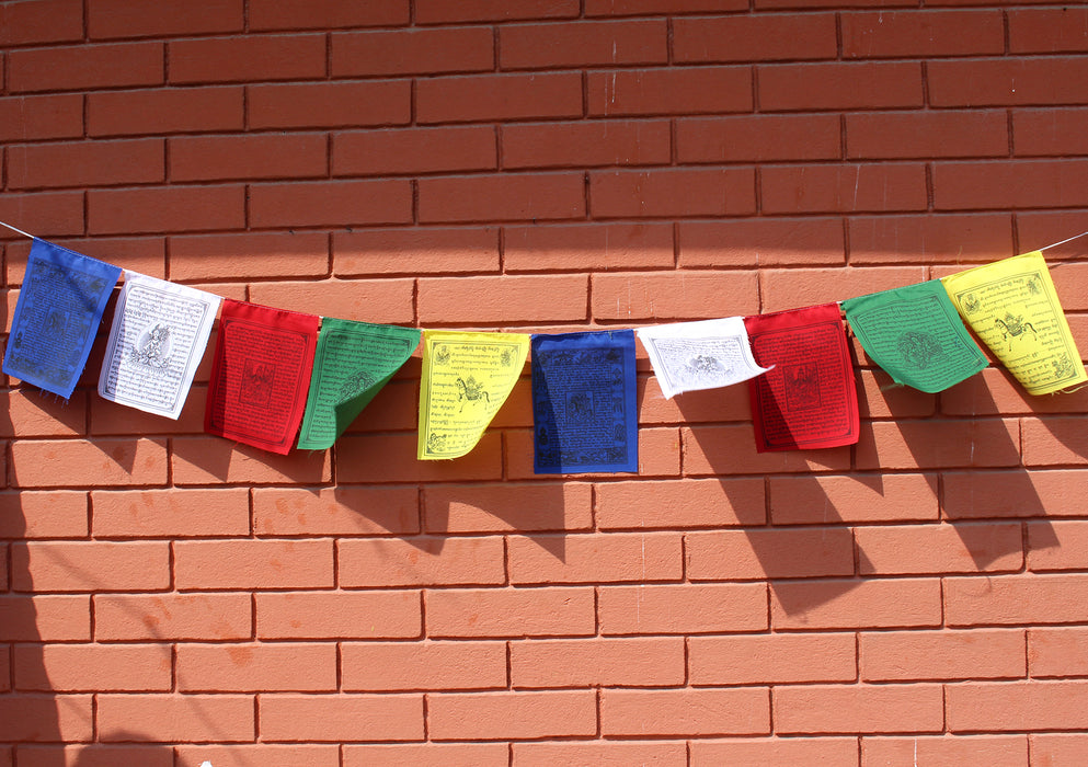 Victory Mantra Printed Mixed Tibetan Prayer Flags