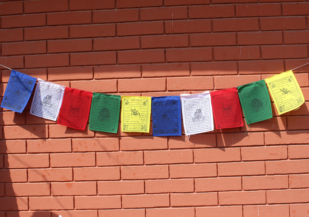 Victory Mantra Printed Mixed Tibetan Prayer Flags