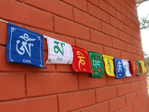 Om Mani Padme Hung Tibetan Prayer Flags