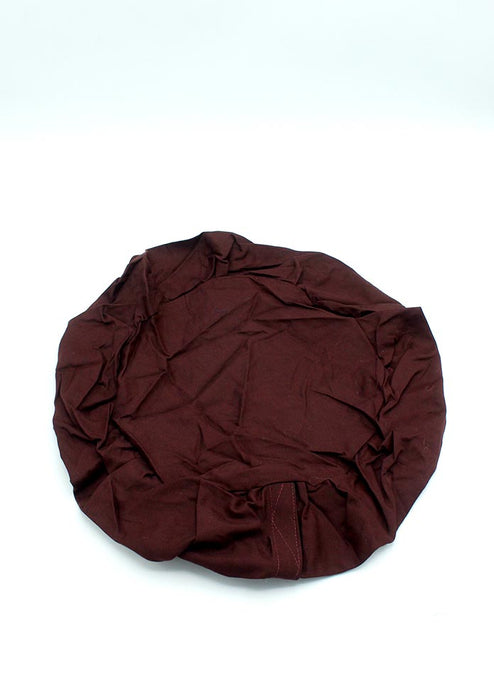 Lotus Zafu  Meditation Cushion Cover Black Brocade