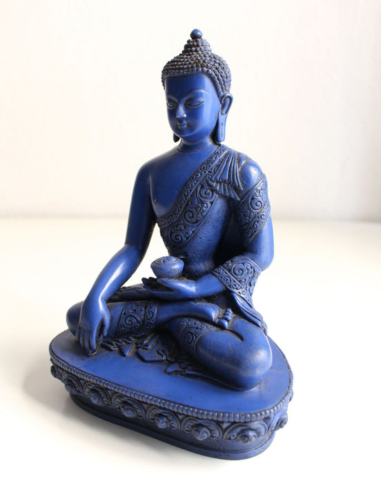 Shakyamuni Buddha Large Resin Statue 9" - nepacrafts