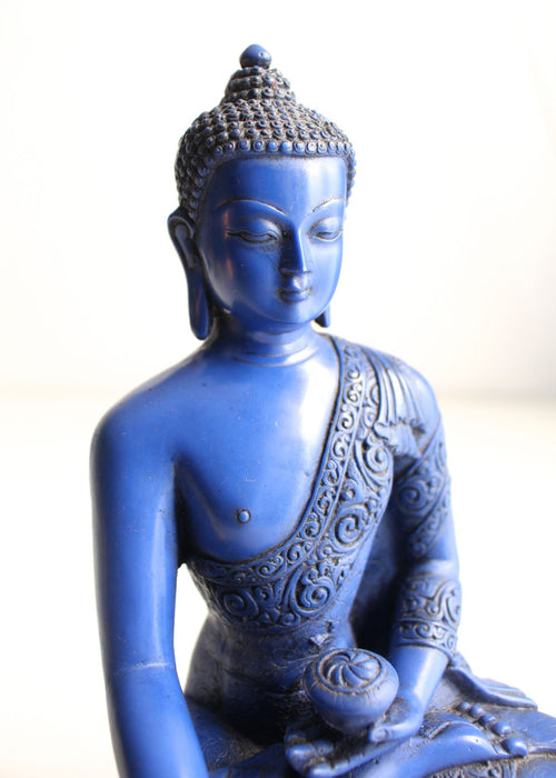 Shakyamuni Buddha Large Resin Statue 9" - nepacrafts