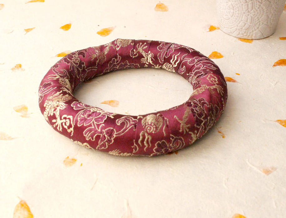 Dragon Embroidered Ring Pillows 14cm - nepacrafts