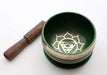 Throat Chakra Painted Singing Bowl with Cushion and Stupa Stick in a Gift Box - nepacrafts