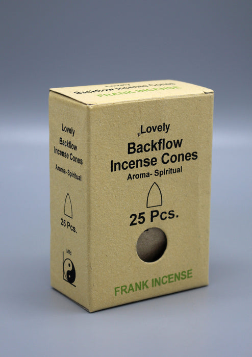 Frankincense Spiritual Aroma Back Flow Cone Incense - nepacrafts