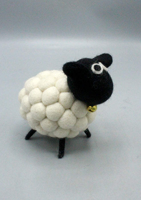 Felted Wool Miniature Sheep Home Decor