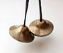 Plain Brass Meditation Mini Tingsha or Cymbals - nepacrafts