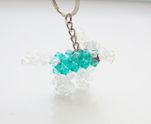 Doggy Keyring, Small Puppy Resin Crystal Key chain - nepacrafts