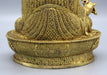 Majestic Guru Padmasambhava Fully Gold Plated Statue - nepacrafts