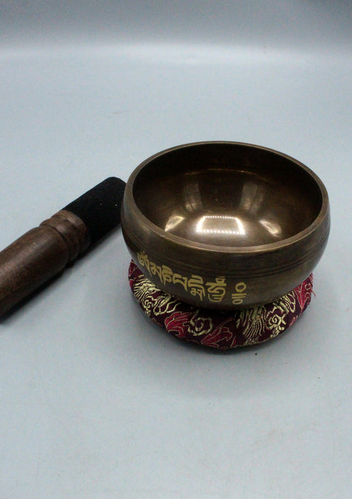 Om Mani  Mantra Tibetan Mandala Singing Bowl