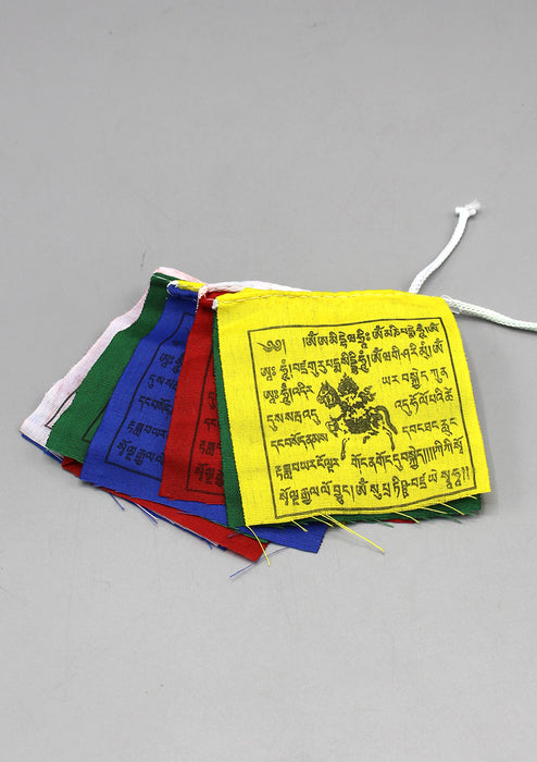 Mini Polyester Windhorse Prayer Flags, Tibet Flags