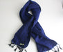 Traditionally Hand Loomed Dark Blue Woolen Muffler - nepacrafts