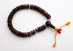 Disk Shaped Prayer Beads Bracelet, Coconut Wrist Mala - nepacrafts