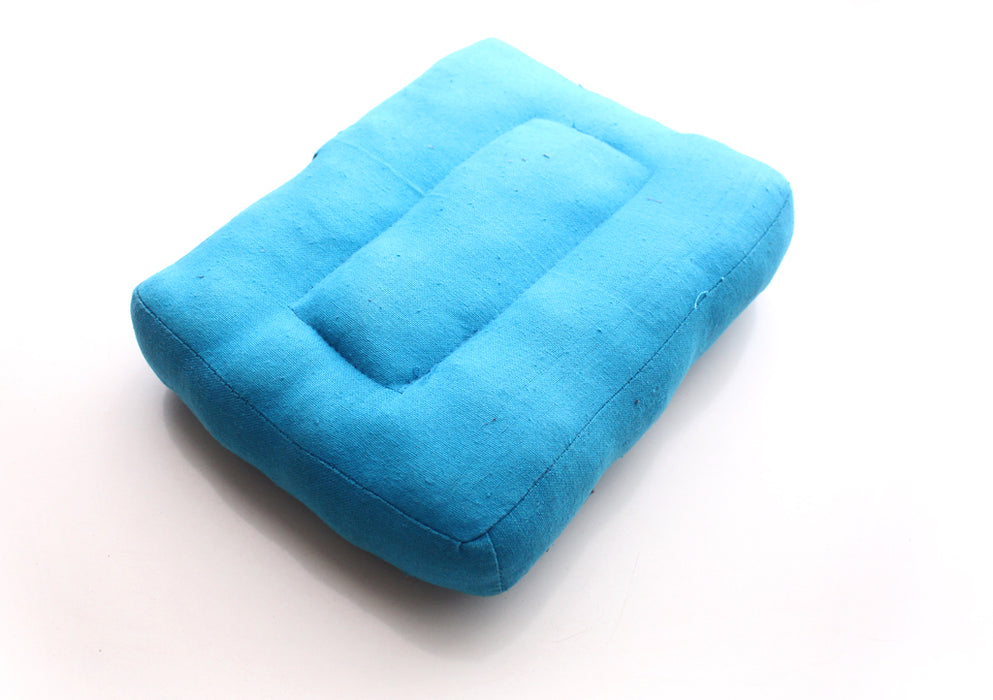 Turquoise Blue Meditation Cushion - nepacrafts